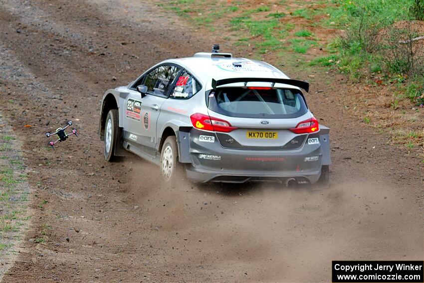 Kyle Tilley / Tim Whitteridge Ford Fiesta R5 on SS9, Silver-Arvon I.