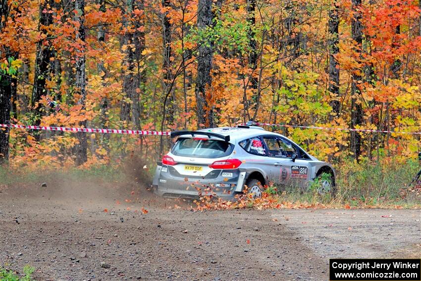 Kyle Tilley / Tim Whitteridge Ford Fiesta R5 on SS9, Silver-Arvon I.