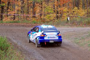 Will Graham / Claudia Barbera-Pullen Mitsubishi Lancer Evo X on SS9, Silver-Arvon I.