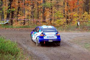 Will Graham / Claudia Barbera-Pullen Mitsubishi Lancer Evo X on SS9, Silver-Arvon I.