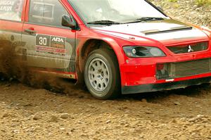 George Plsek / Krista Skucas Mitsubishi Lancer WRC on SS9, Silver-Arvon I.