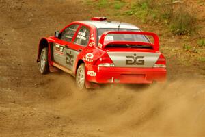 George Plsek / Krista Skucas Mitsubishi Lancer WRC on SS9, Silver-Arvon I.