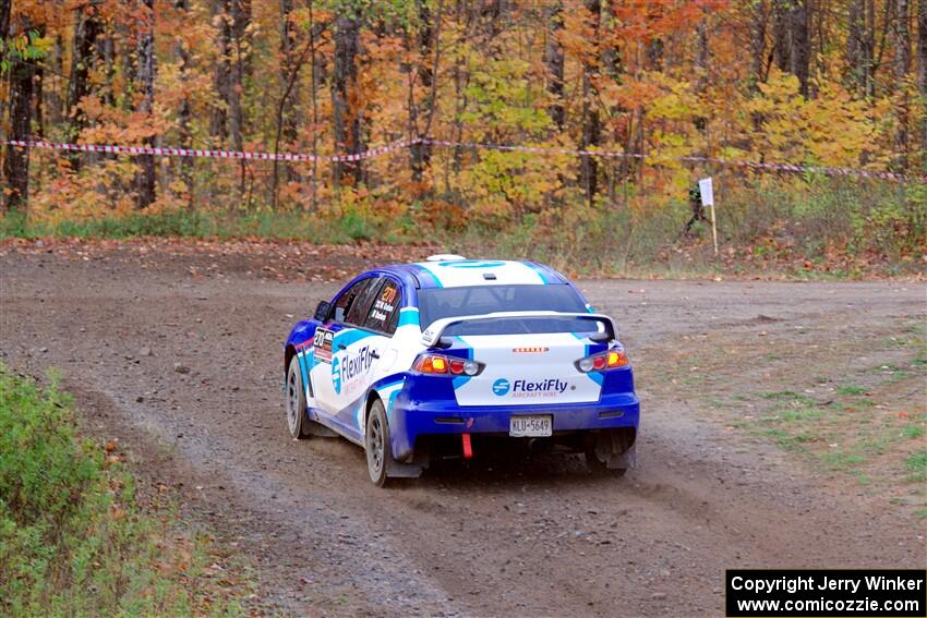 Will Graham / Claudia Barbera-Pullen Mitsubishi Lancer Evo X on SS9, Silver-Arvon I.