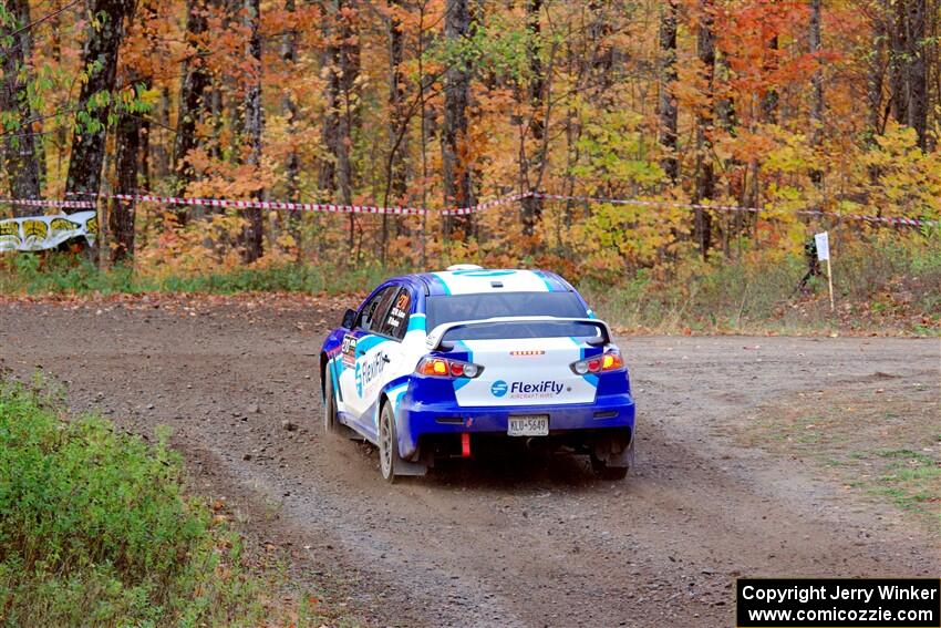 Will Graham / Claudia Barbera-Pullen Mitsubishi Lancer Evo X on SS9, Silver-Arvon I.