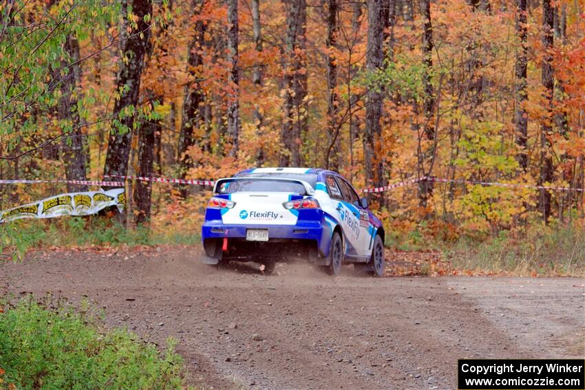 Will Graham / Claudia Barbera-Pullen Mitsubishi Lancer Evo X on SS9, Silver-Arvon I.