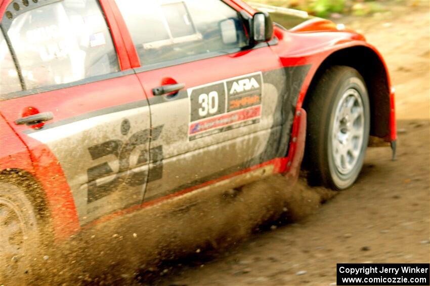 George Plsek / Krista Skucas Mitsubishi Lancer WRC on SS9, Silver-Arvon I.