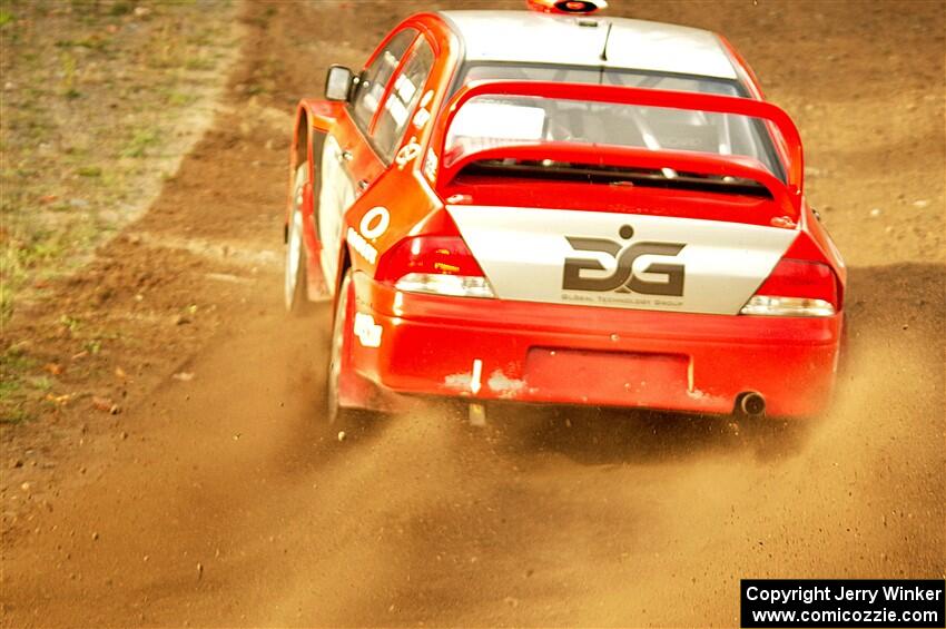 George Plsek / Krista Skucas Mitsubishi Lancer WRC on SS9, Silver-Arvon I.