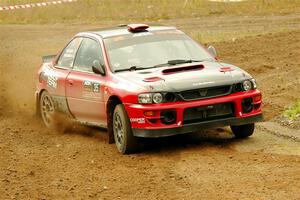 Mark Piatkowski / Aaron Crescenti Subaru Impreza 2.5RS on SS9, Silver-Arvon I.