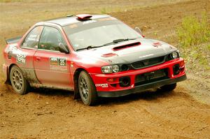 Mark Piatkowski / Aaron Crescenti Subaru Impreza 2.5RS on SS9, Silver-Arvon I.