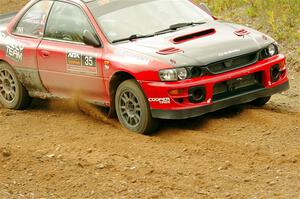 Mark Piatkowski / Aaron Crescenti Subaru Impreza 2.5RS on SS9, Silver-Arvon I.