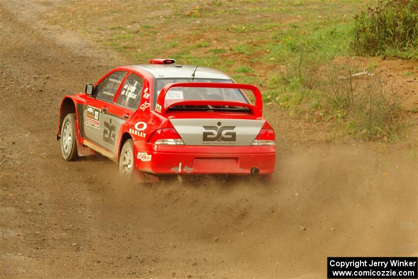 George Plsek / Krista Skucas Mitsubishi Lancer WRC on SS9, Silver-Arvon I.