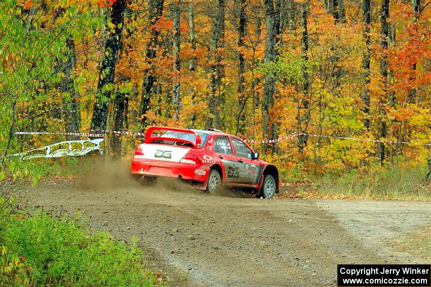 George Plsek / Krista Skucas Mitsubishi Lancer WRC on SS9, Silver-Arvon I.