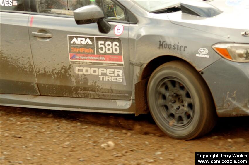 Zach Jacques / Ron Jacques Subaru WRX STi on SS9, Silver-Arvon I.