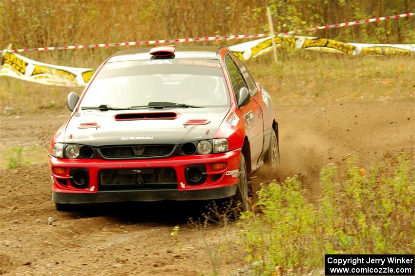 Mark Piatkowski / Aaron Crescenti Subaru Impreza 2.5RS on SS9, Silver-Arvon I.