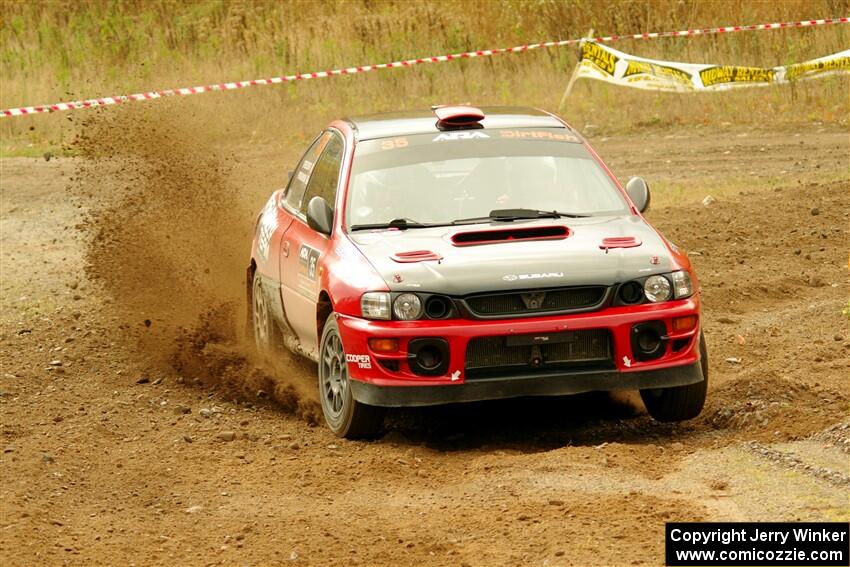 Mark Piatkowski / Aaron Crescenti Subaru Impreza 2.5RS on SS9, Silver-Arvon I.