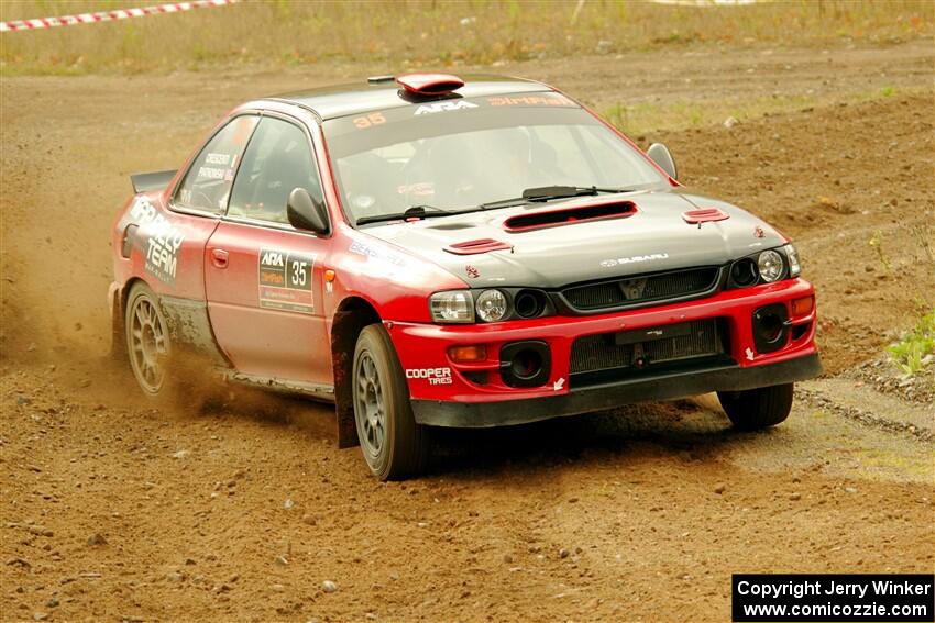 Mark Piatkowski / Aaron Crescenti Subaru Impreza 2.5RS on SS9, Silver-Arvon I.