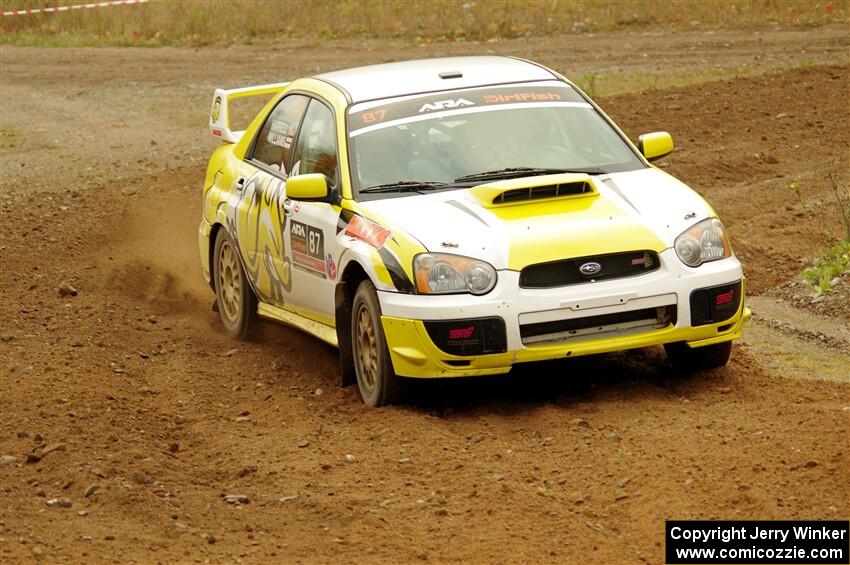 Mark Williams / Steve Harrell Subaru WRX STi on SS9, Silver-Arvon I.