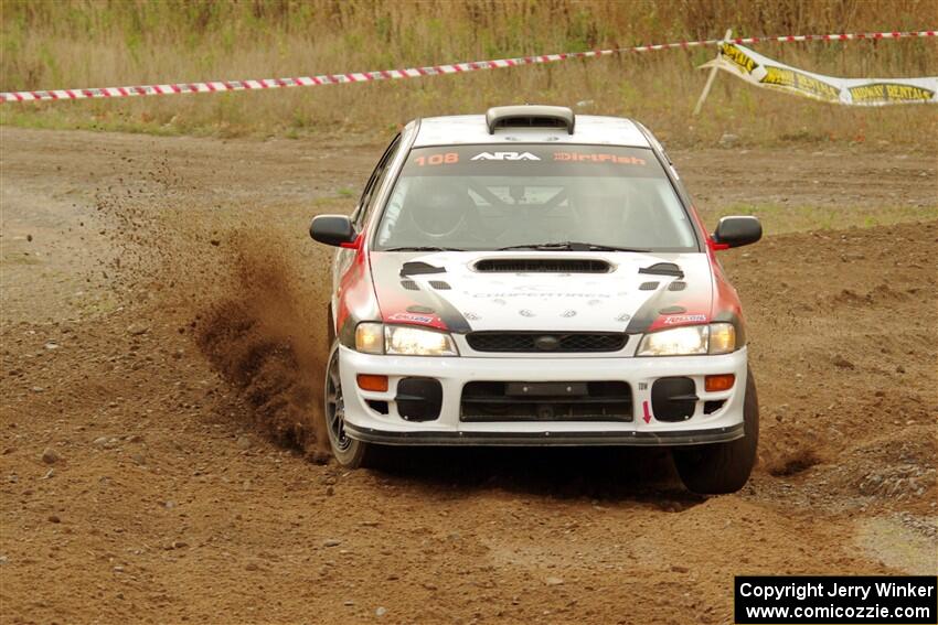 Chris Barribeau / Alex Ferencz Subaru Impreza RS on SS9, Silver-Arvon I.