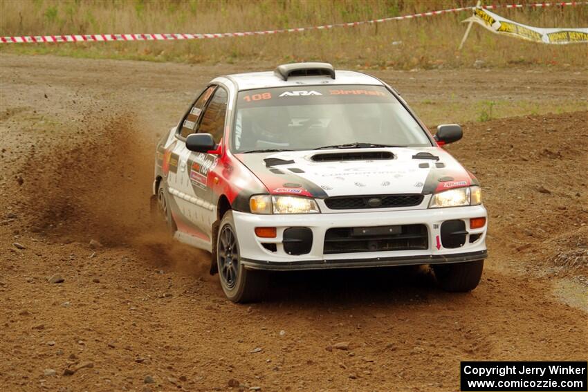 Chris Barribeau / Alex Ferencz Subaru Impreza RS on SS9, Silver-Arvon I.