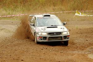 Dylan Gondyke / Zach Stewart Subaru Impreza on SS9, Silver-Arvon I.