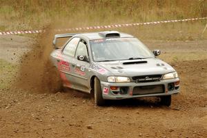 Dylan Gondyke / Zach Stewart Subaru Impreza on SS9, Silver-Arvon I.