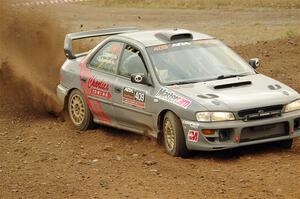 Dylan Gondyke / Zach Stewart Subaru Impreza on SS9, Silver-Arvon I.