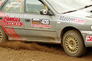 Dylan Gondyke / Zach Stewart Subaru Impreza on SS9, Silver-Arvon I.