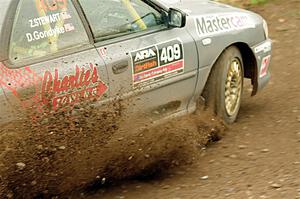 Dylan Gondyke / Zach Stewart Subaru Impreza on SS9, Silver-Arvon I.