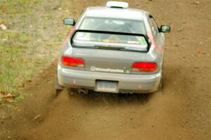 Dylan Gondyke / Zach Stewart Subaru Impreza on SS9, Silver-Arvon I.