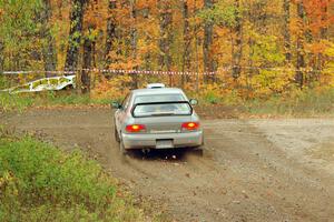 Dylan Gondyke / Zach Stewart Subaru Impreza on SS9, Silver-Arvon I.