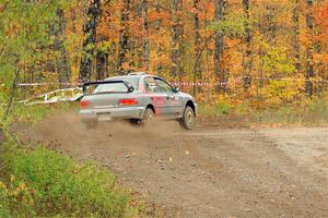 Dylan Gondyke / Zach Stewart Subaru Impreza on SS9, Silver-Arvon I.