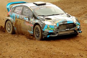 Dennis Romero / Eduardo Gomez Ford Fiesta R5 on SS9, Silver-Arvon I.