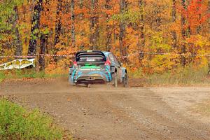 Dennis Romero / Eduardo Gomez Ford Fiesta R5 on SS9, Silver-Arvon I.