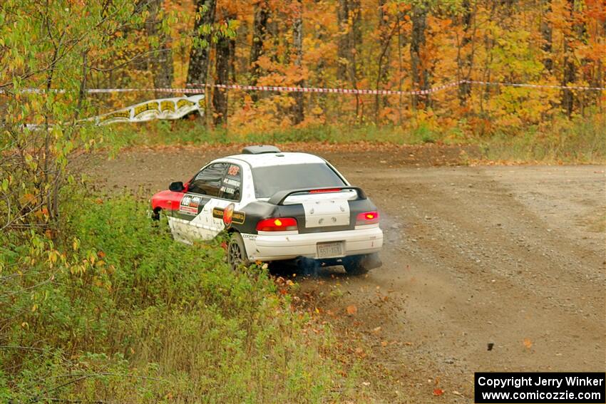 Chris Barribeau / Alex Ferencz Subaru Impreza RS on SS9, Silver-Arvon I.