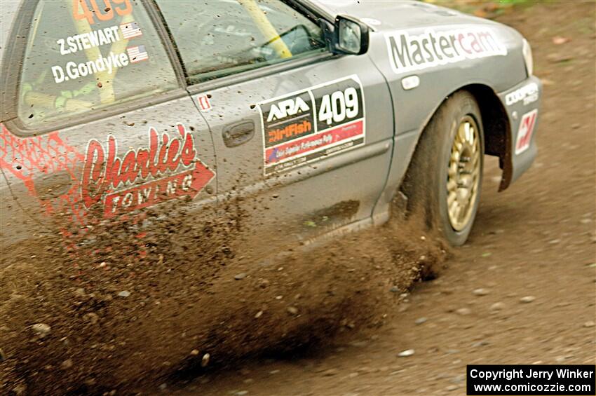 Dylan Gondyke / Zach Stewart Subaru Impreza on SS9, Silver-Arvon I.