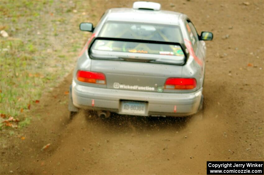 Dylan Gondyke / Zach Stewart Subaru Impreza on SS9, Silver-Arvon I.