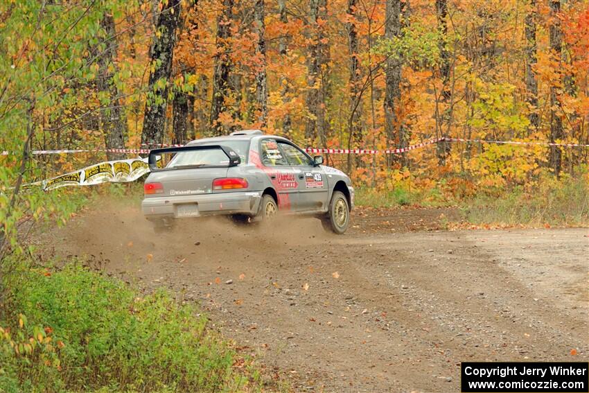 Dylan Gondyke / Zach Stewart Subaru Impreza on SS9, Silver-Arvon I.