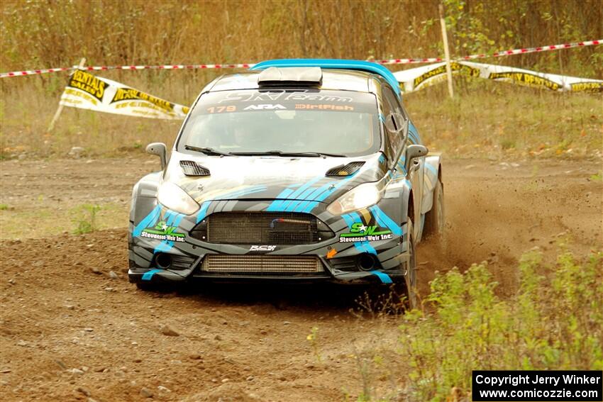 Dennis Romero / Eduardo Gomez Ford Fiesta R5 on SS9, Silver-Arvon I.