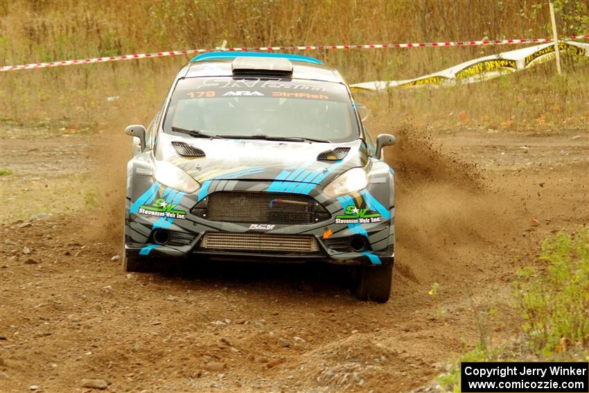 Dennis Romero / Eduardo Gomez Ford Fiesta R5 on SS9, Silver-Arvon I.