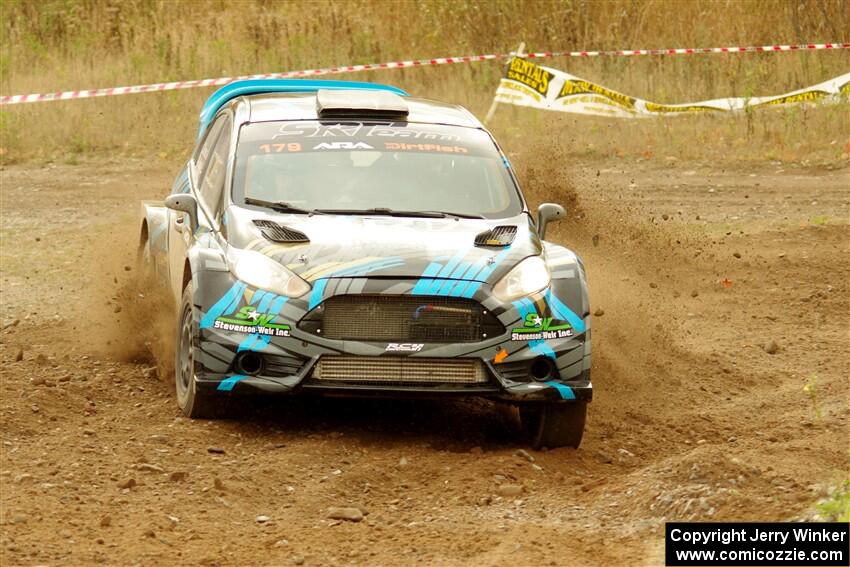 Dennis Romero / Eduardo Gomez Ford Fiesta R5 on SS9, Silver-Arvon I.