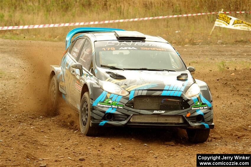 Dennis Romero / Eduardo Gomez Ford Fiesta R5 on SS9, Silver-Arvon I.