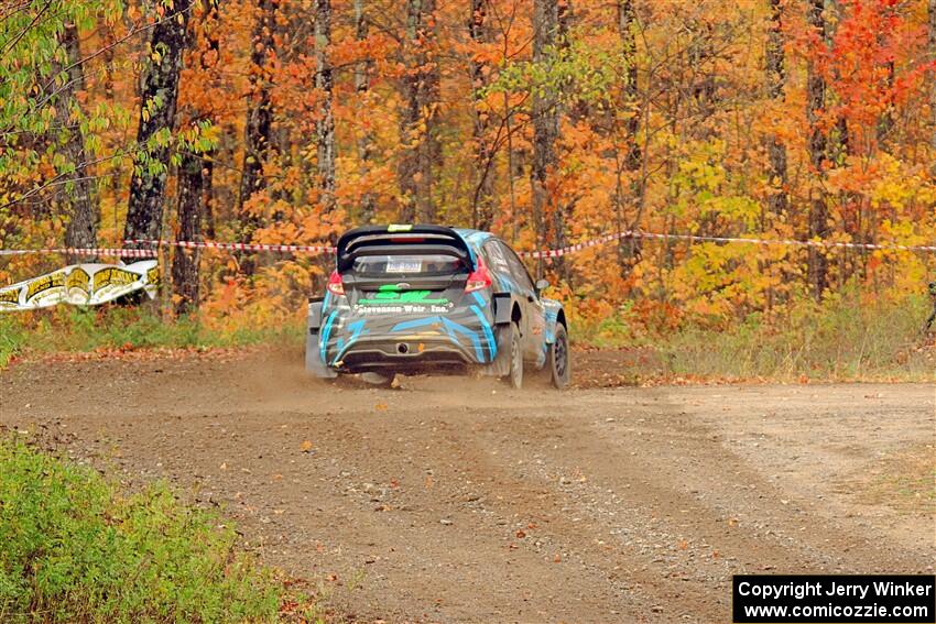 Dennis Romero / Eduardo Gomez Ford Fiesta R5 on SS9, Silver-Arvon I.