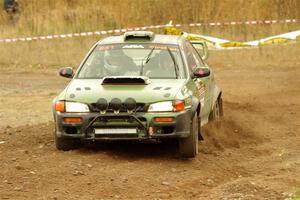 Geoff Weide / Derric Throne Subaru Impreza on SS9, Silver-Arvon I.