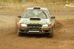 Geoff Weide / Derric Throne Subaru Impreza on SS9, Silver-Arvon I.