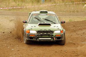 Geoff Weide / Derric Throne Subaru Impreza on SS9, Silver-Arvon I.