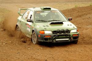 Geoff Weide / Derric Throne Subaru Impreza on SS9, Silver-Arvon I.