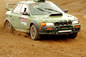 Geoff Weide / Derric Throne Subaru Impreza on SS9, Silver-Arvon I.