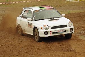 Ivo Draganov / Vladimir Yanev Subaru WRX Wagon on SS9, Silver-Arvon I.