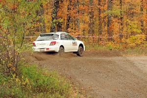 Ivo Draganov / Vladimir Yanev Subaru WRX Wagon on SS9, Silver-Arvon I.