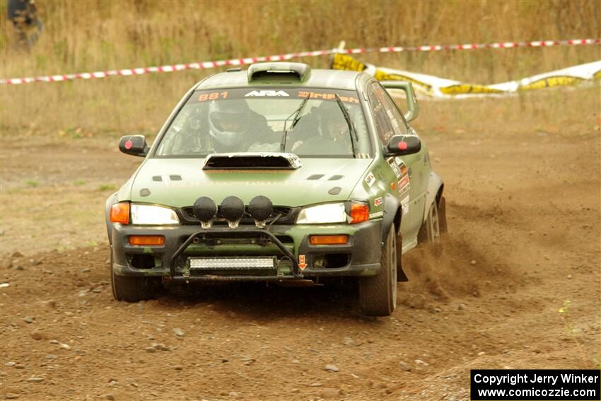 Geoff Weide / Derric Throne Subaru Impreza on SS9, Silver-Arvon I.